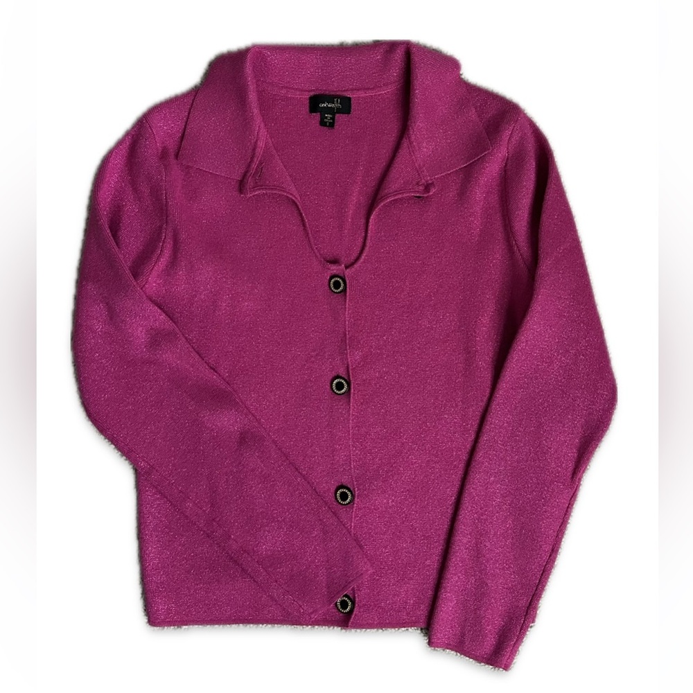 On Twelfth Women's Pink Sparkly Sweater size small